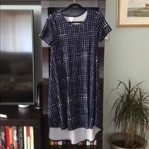 Lularoe Navy Carly Dress